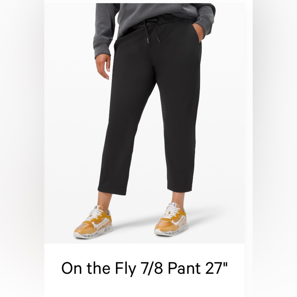 Lululemon On the Fly 7/8 pant 27” - LIKE NEW
